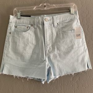 GAP High Rise Crop Denim Shorts